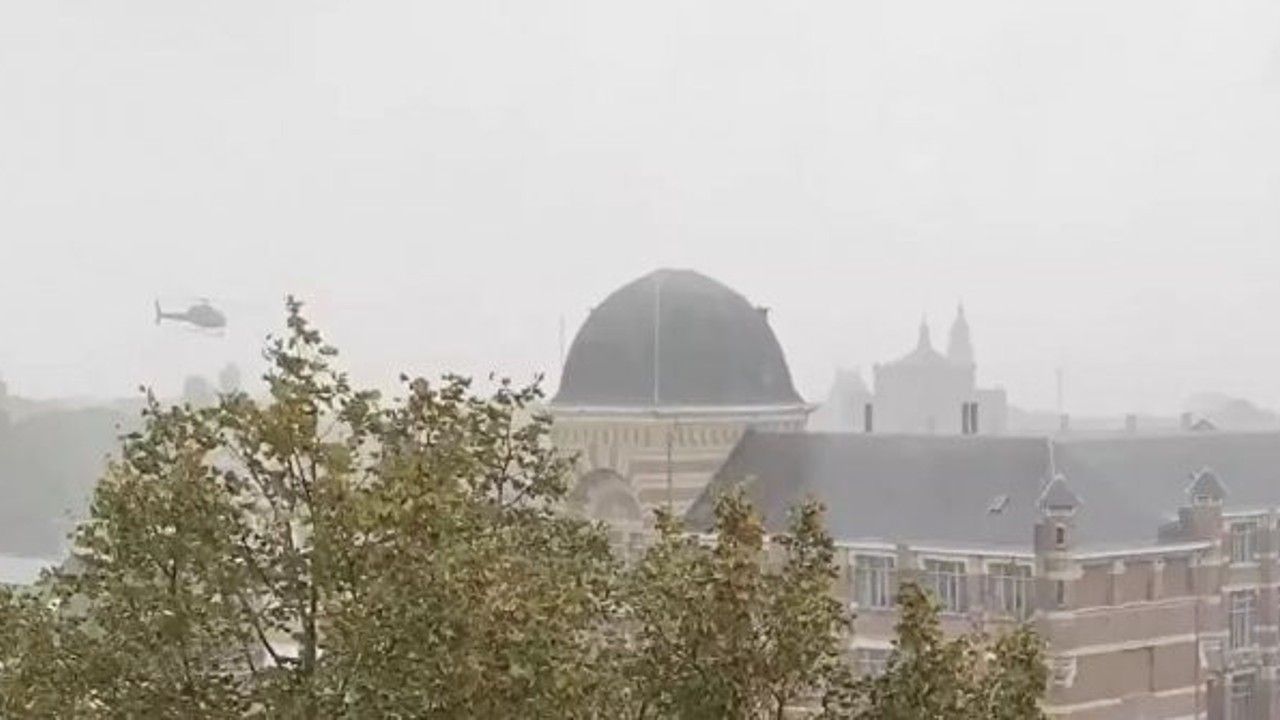 Film sahnelerini aratmayan olay. Helikopterle öyle bir yere indiler ki