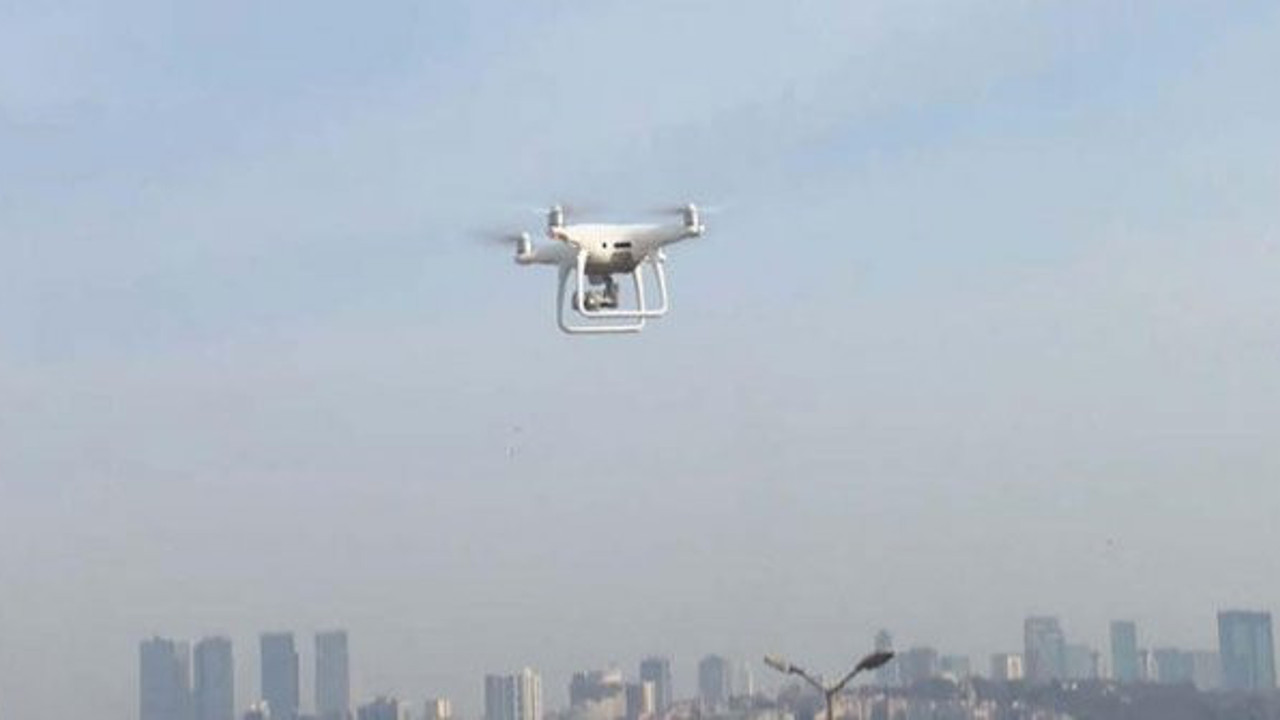 Beyoğlu'nda drone destekli denetim