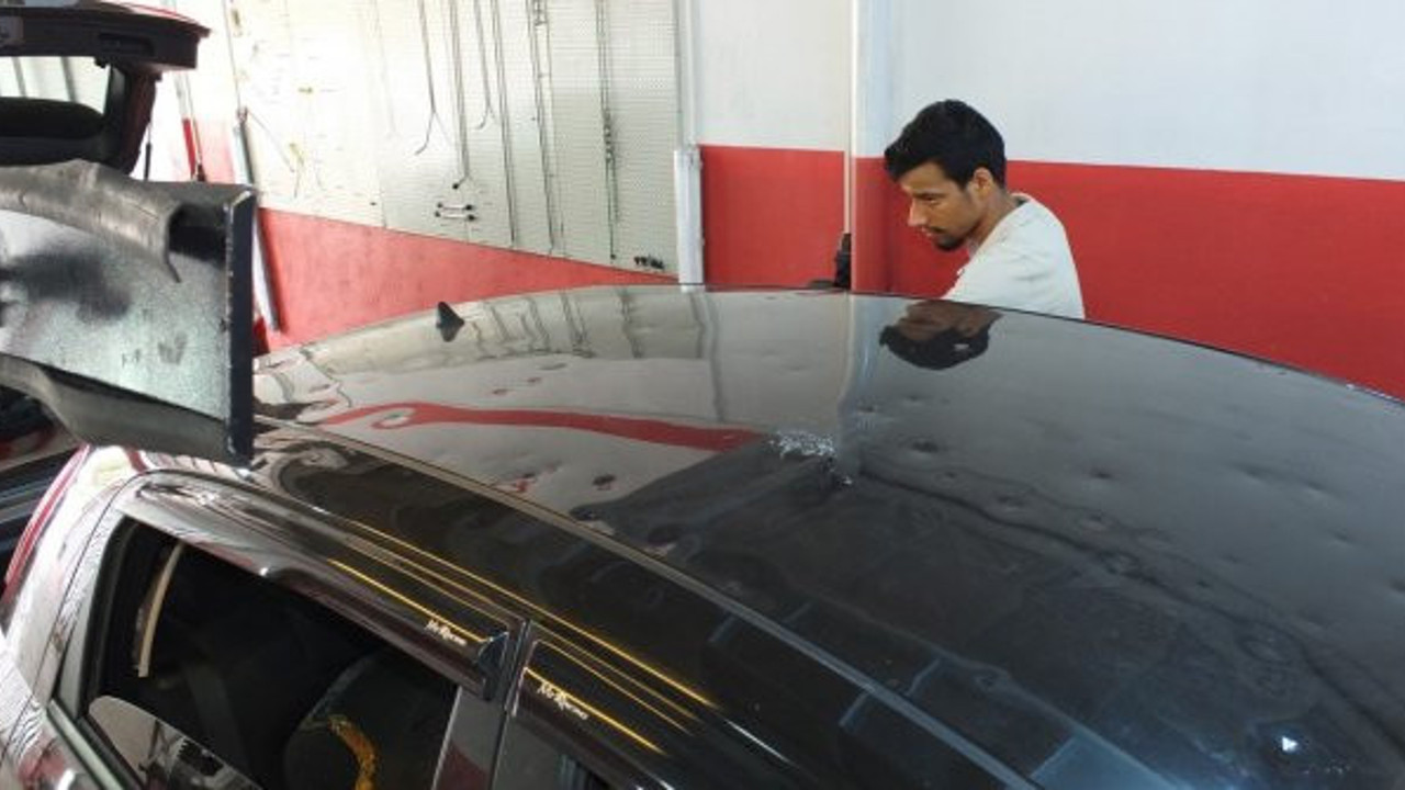 Dolunun çökerttiği kaportayı kendiniz de düzeltebilirsiniz. İşte püf noktası