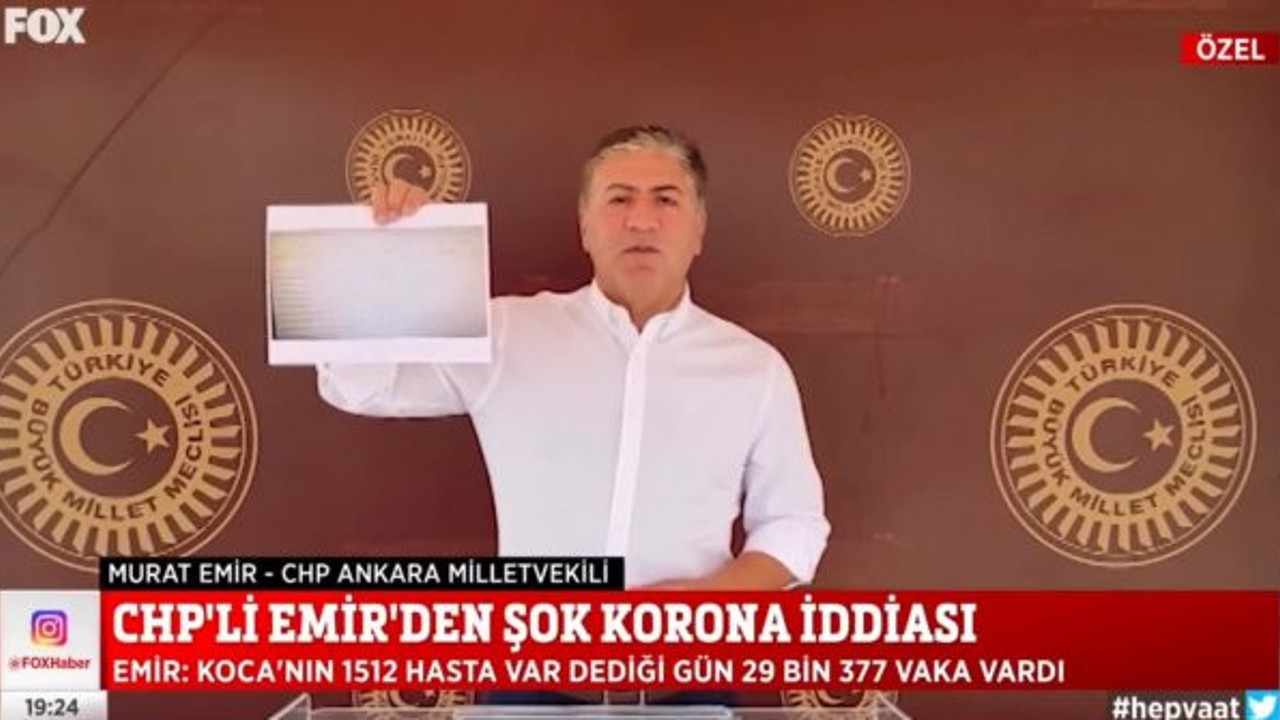 CHP’den şok eden korona açıklaması. Vaka sayısı açıklananın 20 katı. Belgesini gösterdi Bakan Koca’nın cevabını bekliyor