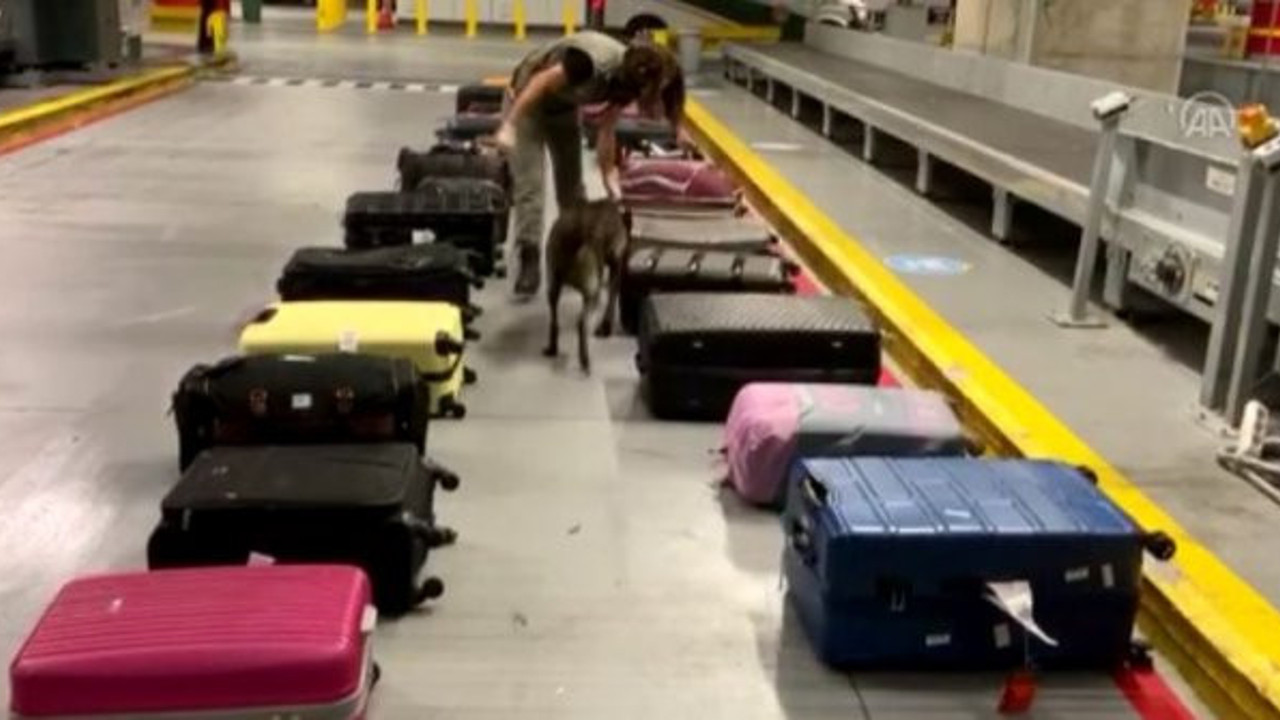 İstanbul Havalimanı'nda uyuşturucu operasyonu (03 Ekim 2020)