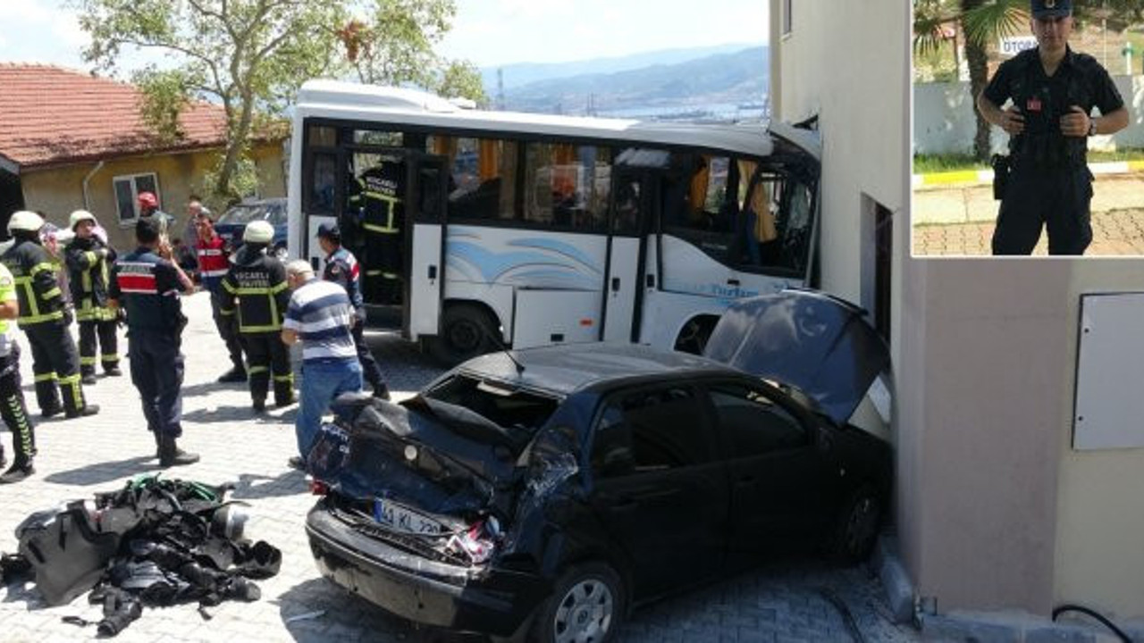 Kocaeli’de rampada freni boşalan midibüs cami duvarına çarptı. Uzman onbaşıdan acı haber