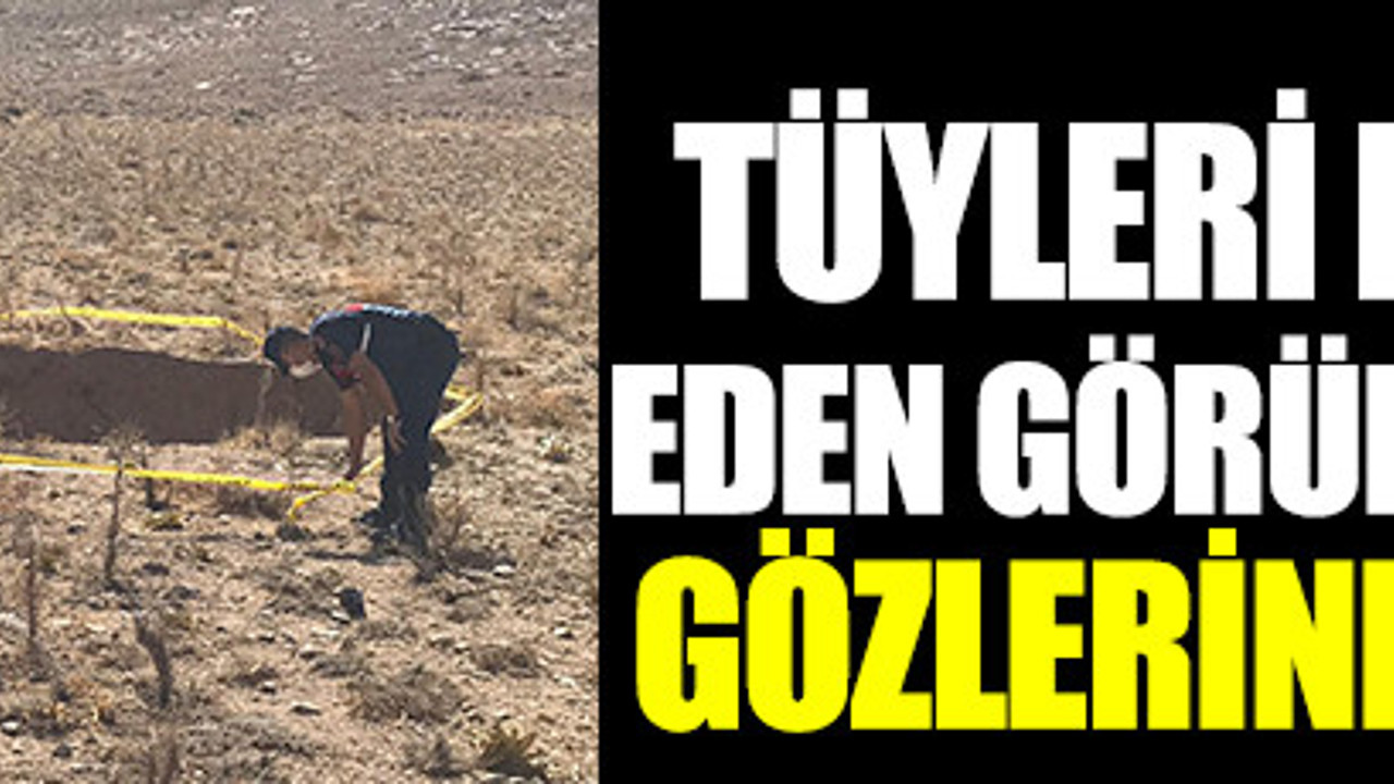Tüyleri diken diken eden görüntü. Görenler gözlerine inanamadı, 30 metre çapında 20 metre derinliğinde