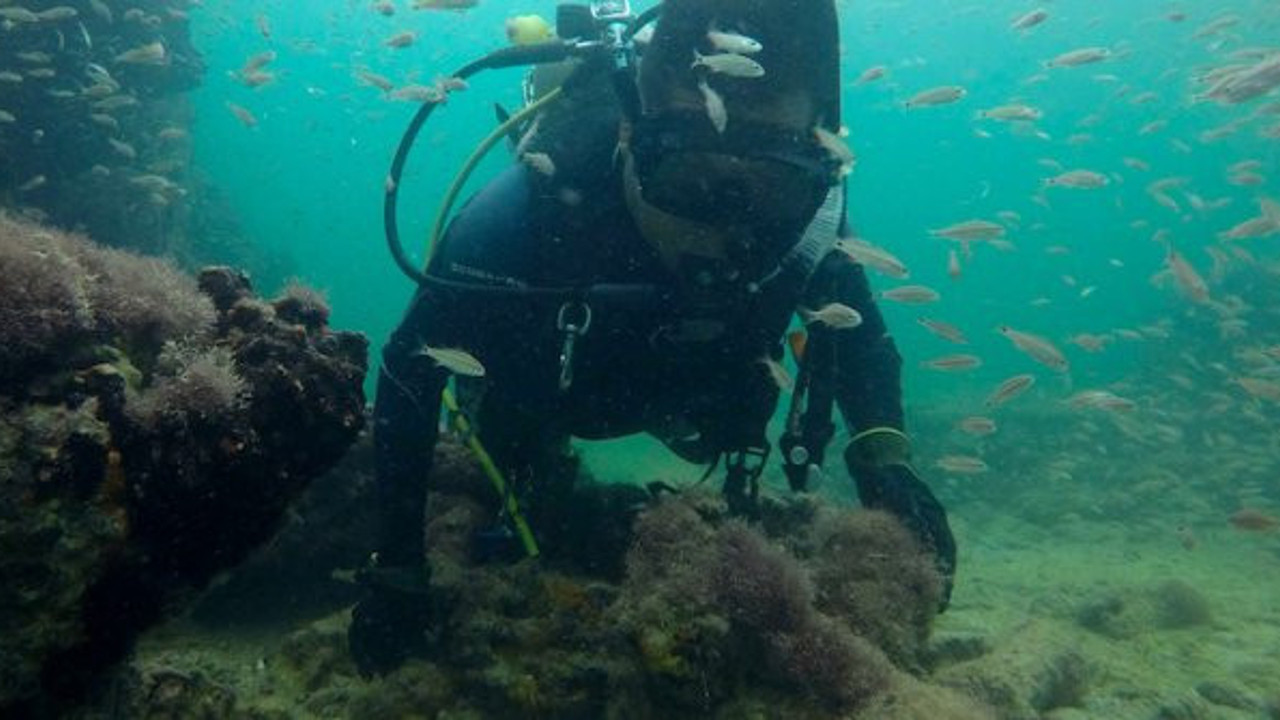 Arkeologlar 'bir ilki yaşıyoruz' diyerek duyurdu! 170 yıldır denizin dibindeymiş! Parça parça çıkarılacak