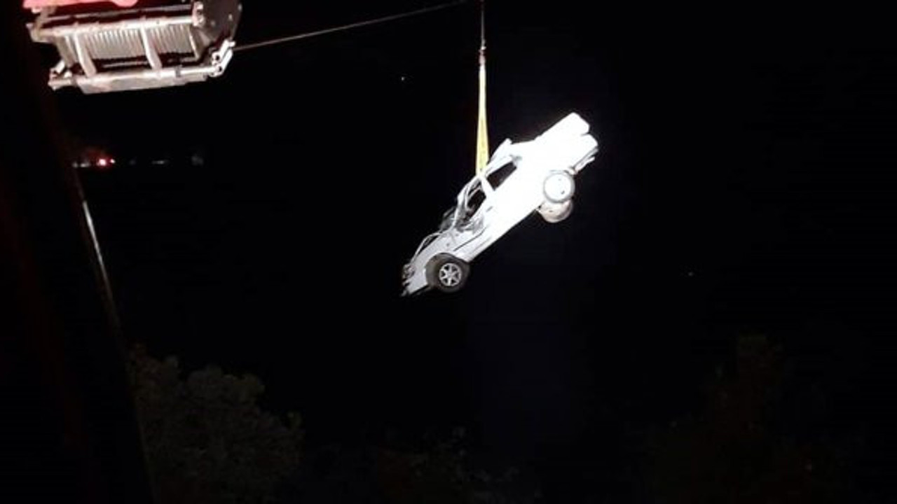 Antalya'da taklalar atan araç uçuruma yuvarlandı! 1 kişi öldü