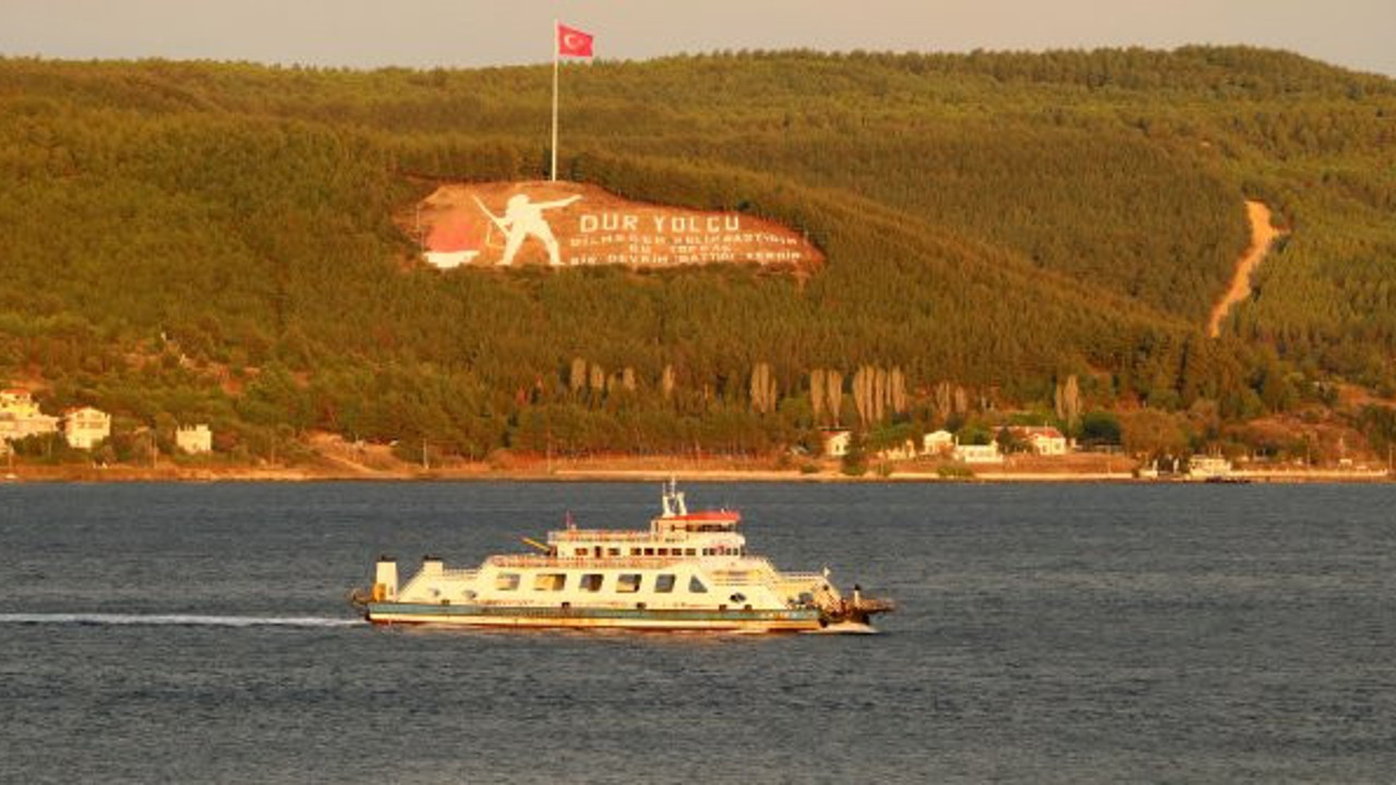 Feribot seferlerine fırtına engeli (13 Ekim 2020)