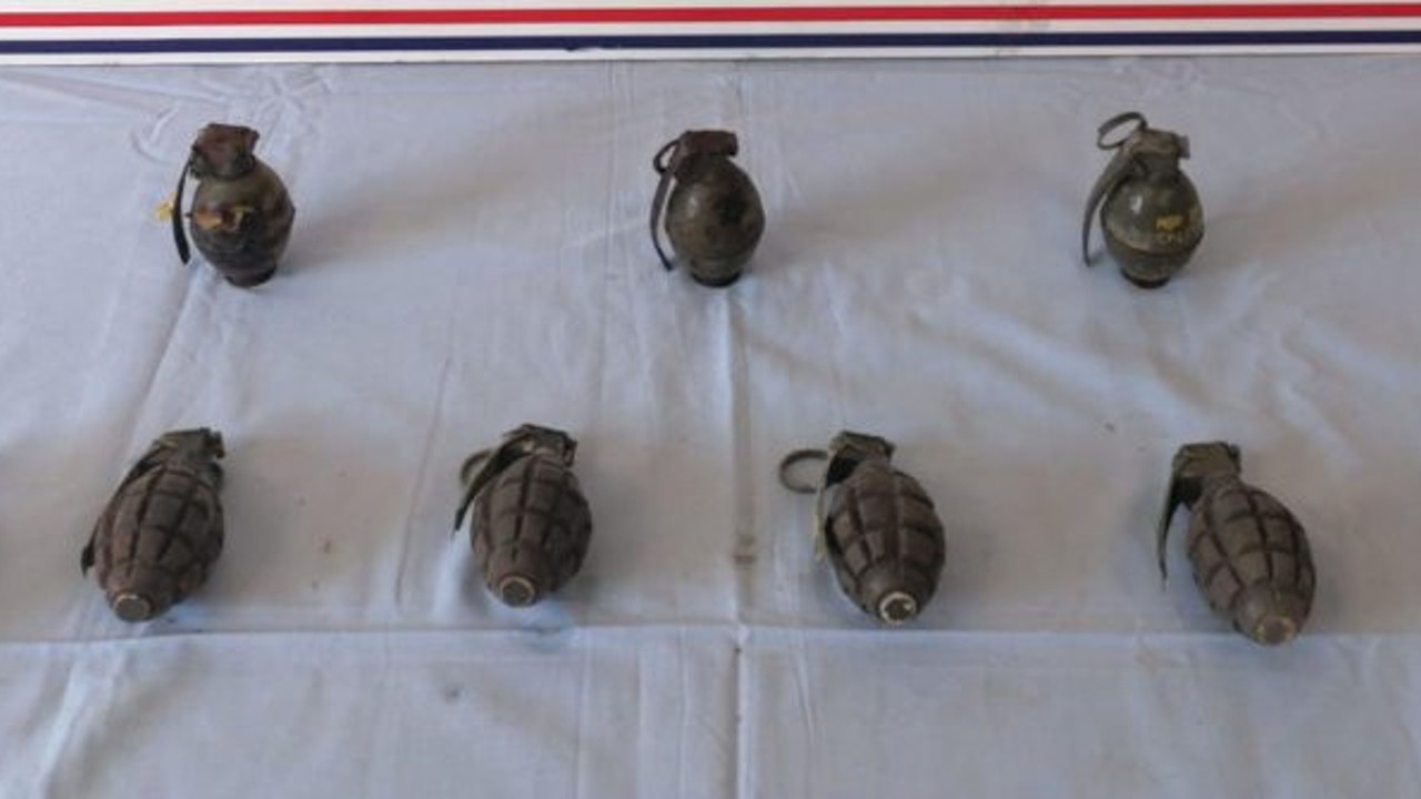 Bitlis'te PKK'nın el bombaları ele geçirildi