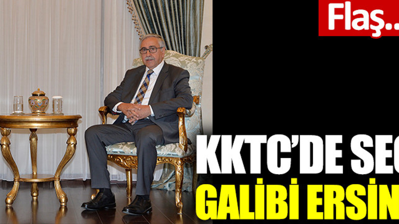 Ersin Tatar Kuzey Kıbrıs Türk Cumhuriyeti'nin yeni Cumhurbaşkanı oldu