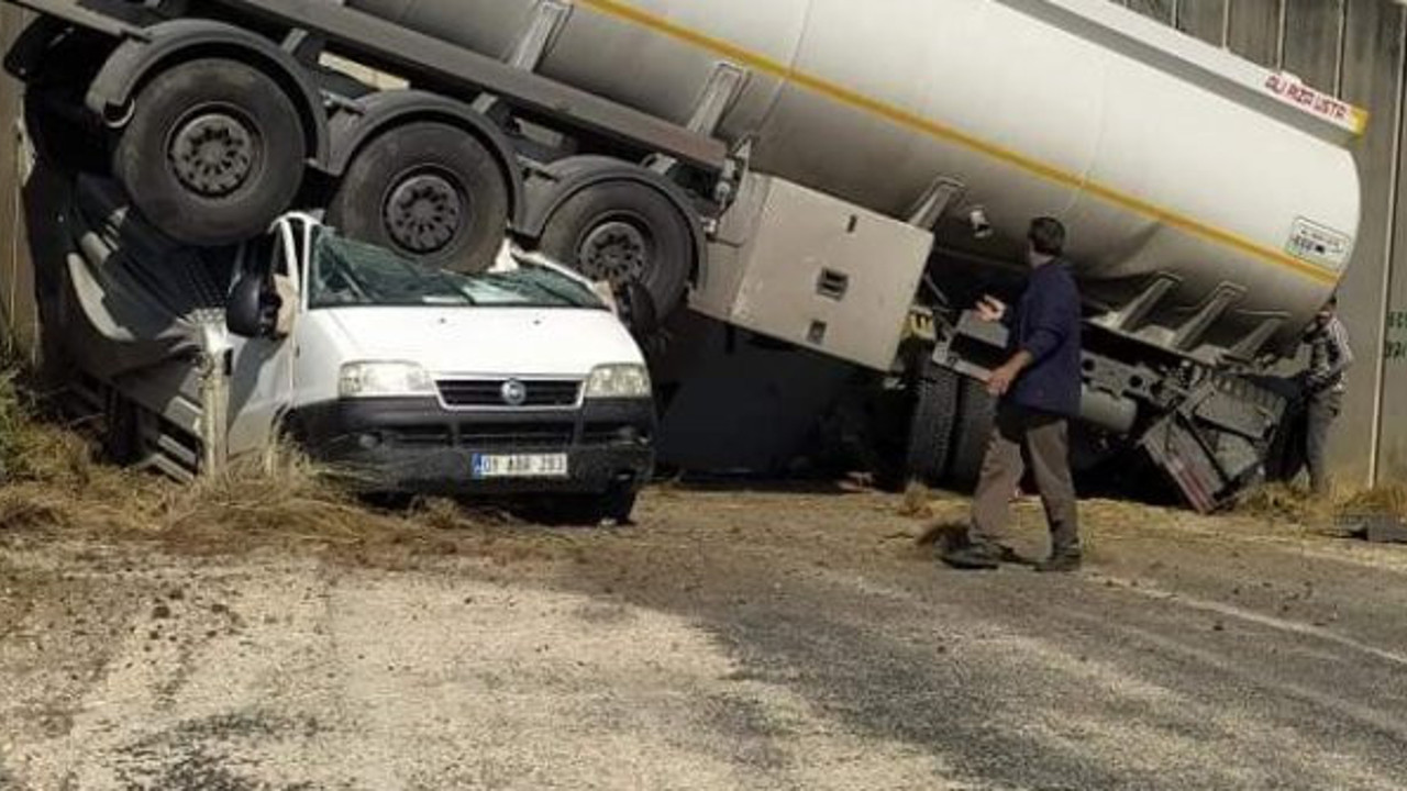Gökyüzünden başına tanker düştü. Adana'da akıllara durgunluk veren kaza