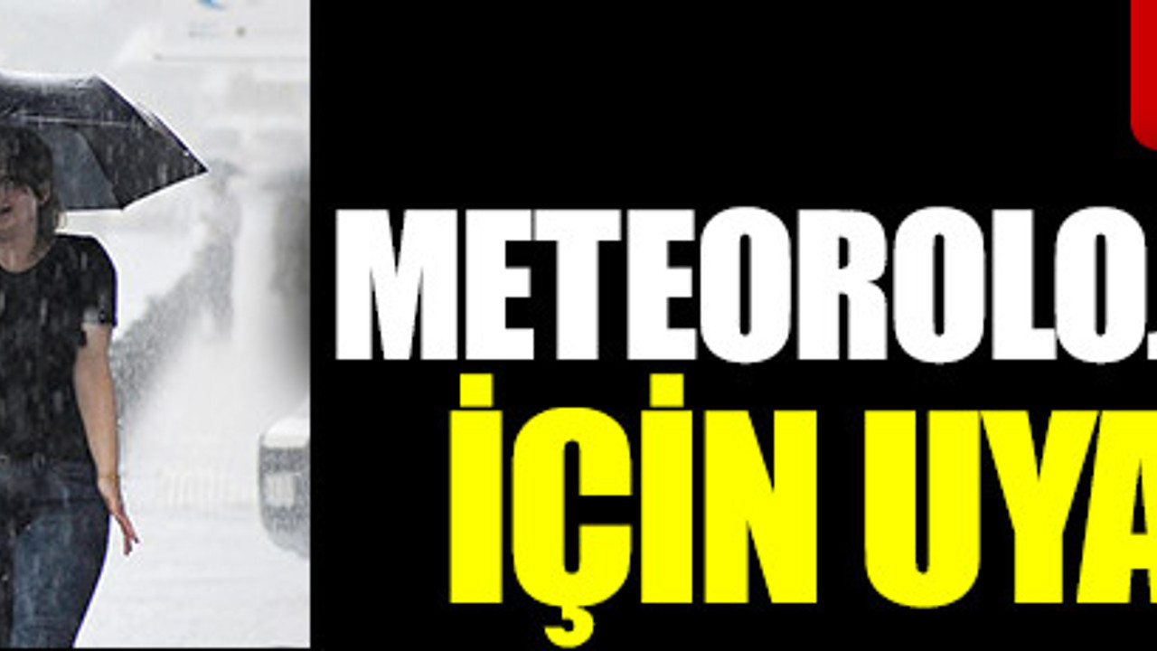 Meteoroloji'den İstanbul için sağanak uyarısı (09 Kasım 2020)