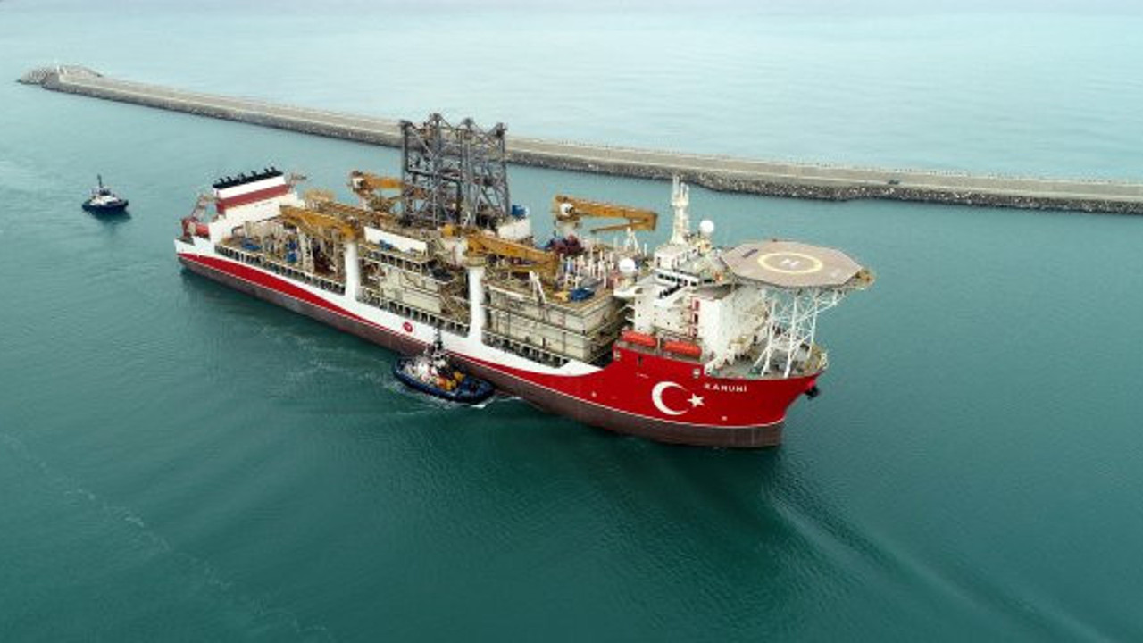 Sondaj gemisi 'Kanuni' Zonguldak'ta