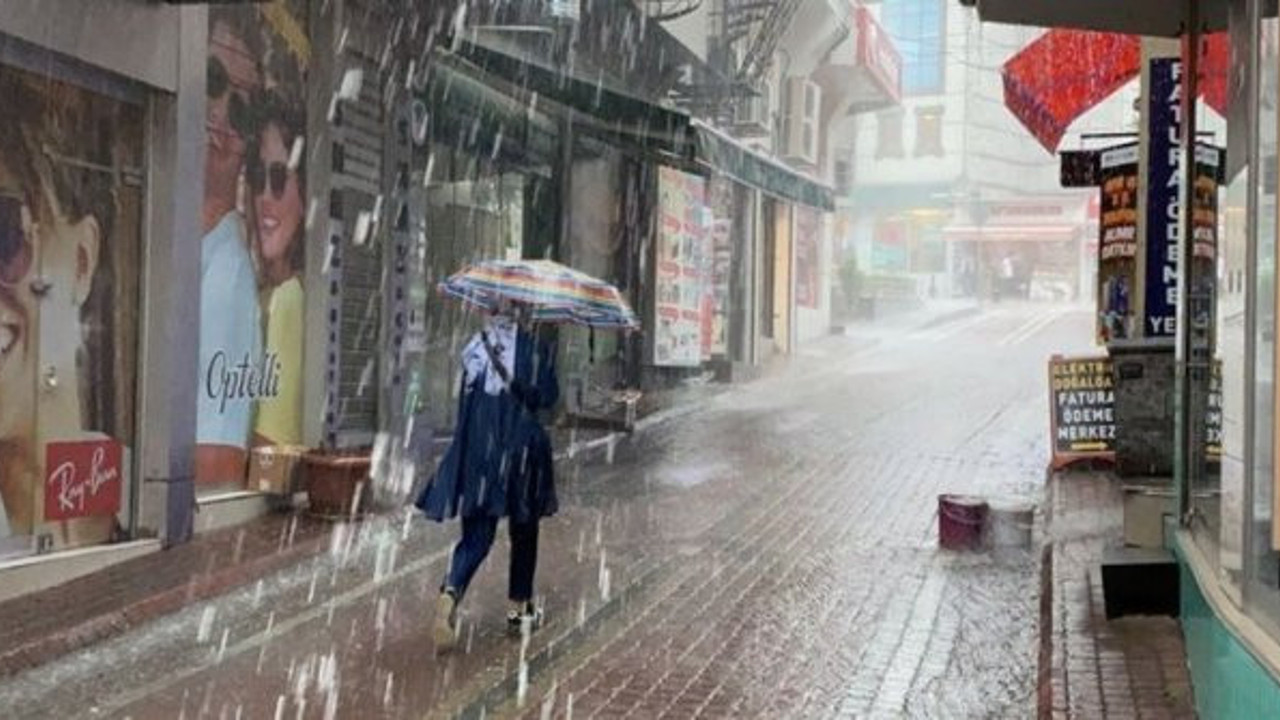 İki il için gök gürültülü sağanak uyarısı