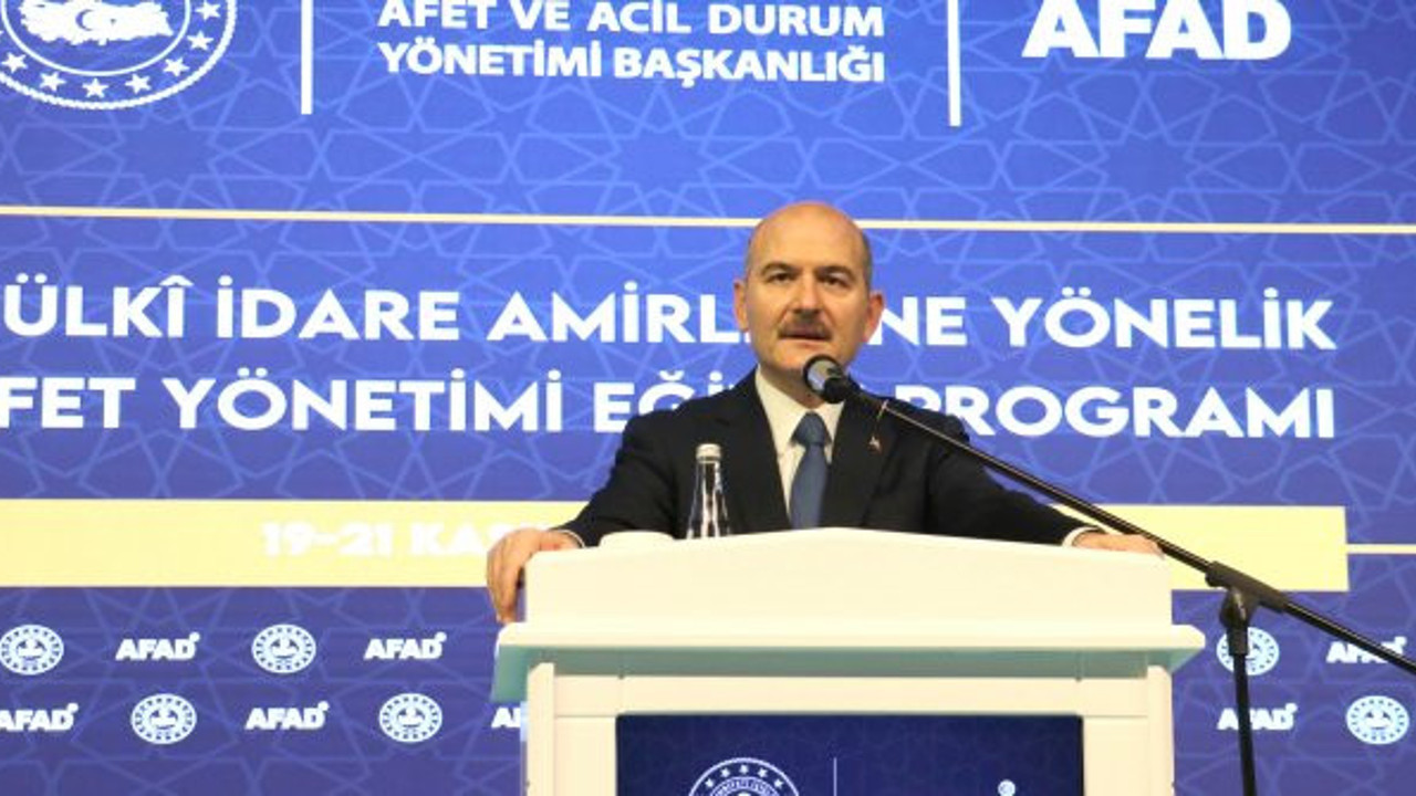 Bakan Soylu: 2021 yılını afet eğitim yılı ilan ettik
