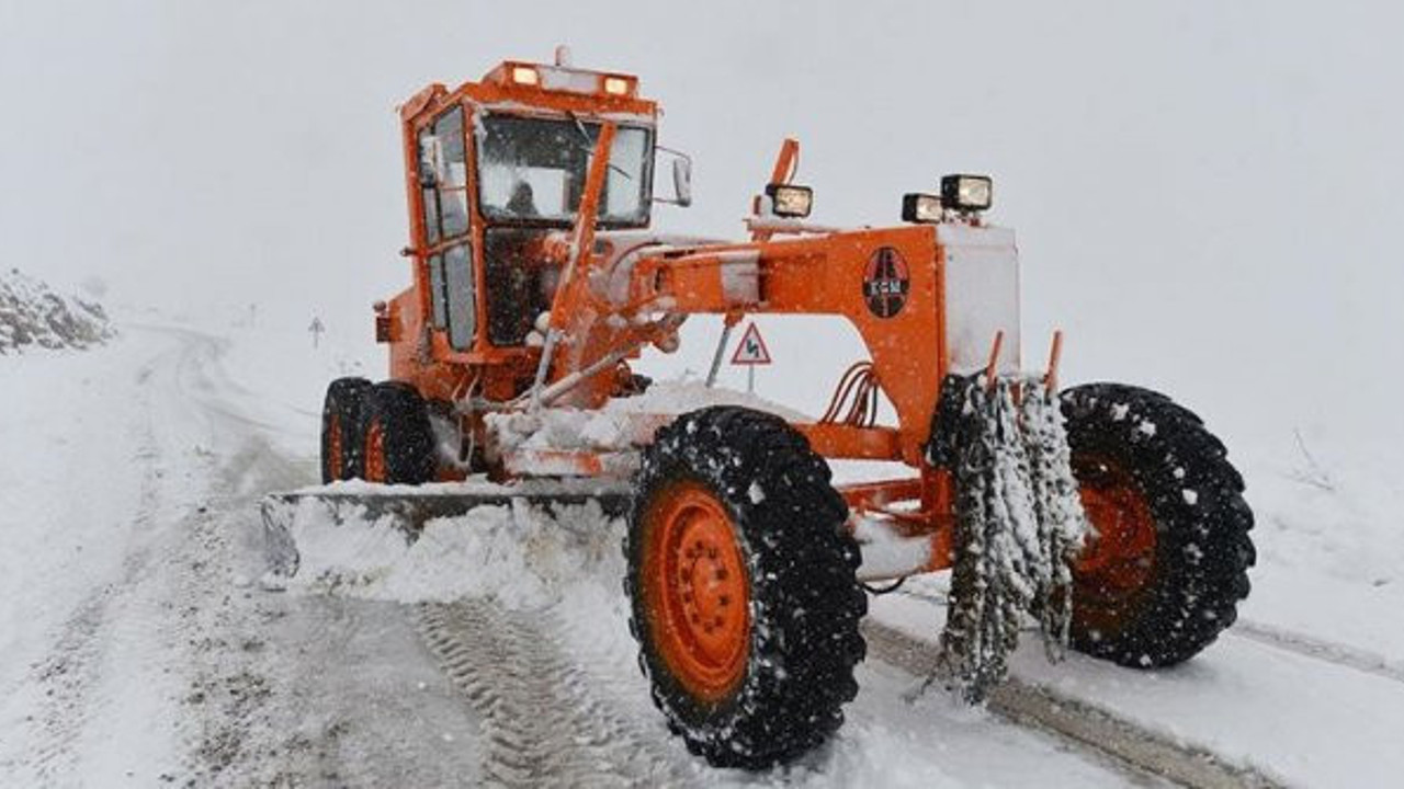 Tunceli'de 25 köy yolu ulaşıma kapandı