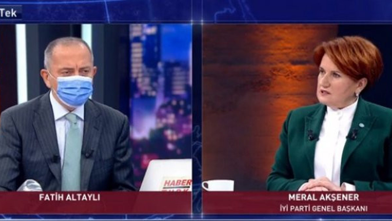 İYİ Parti Genel Başkanı Meral Akşener, Habertürk TV canlı yayınında açıkladı