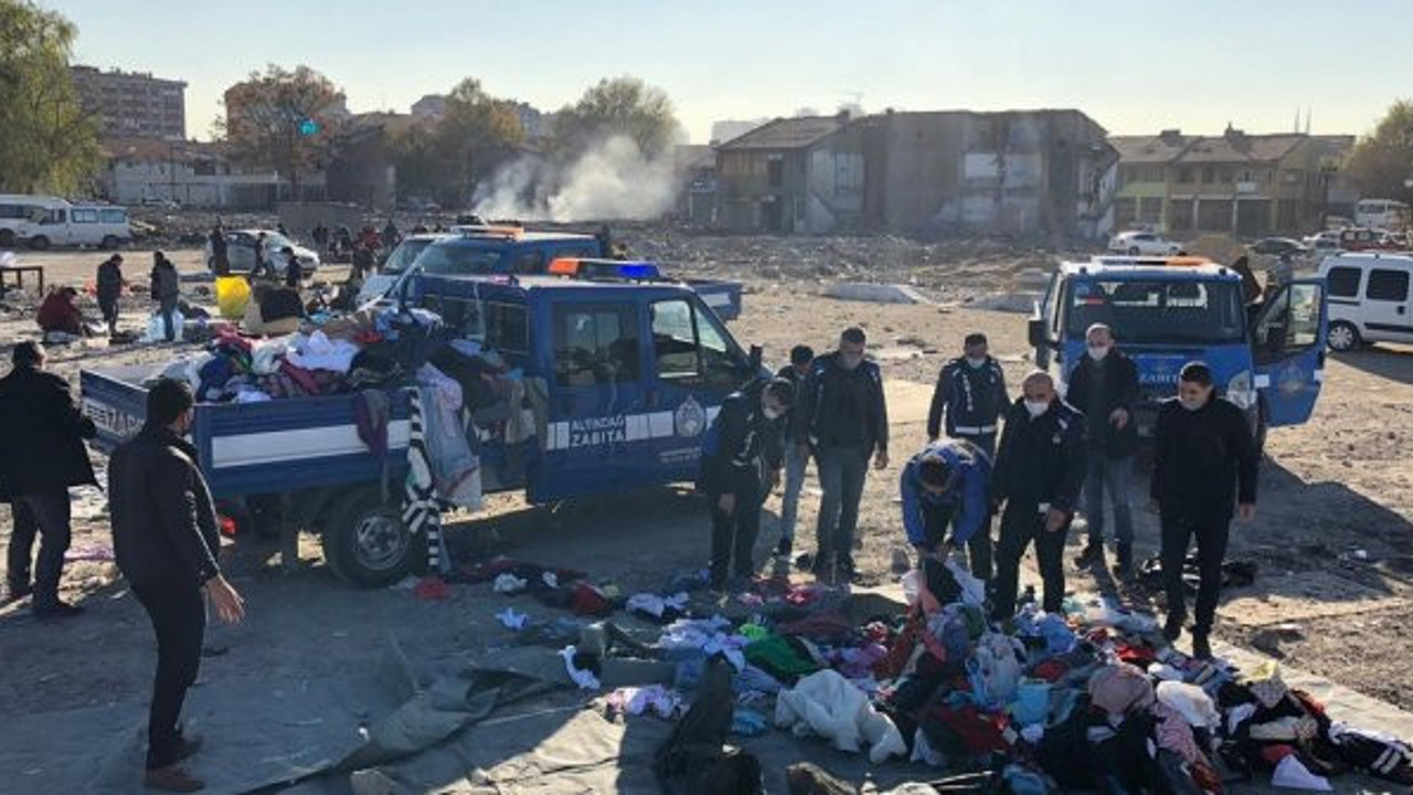 Ankara'da kaçak pazar operasyonu