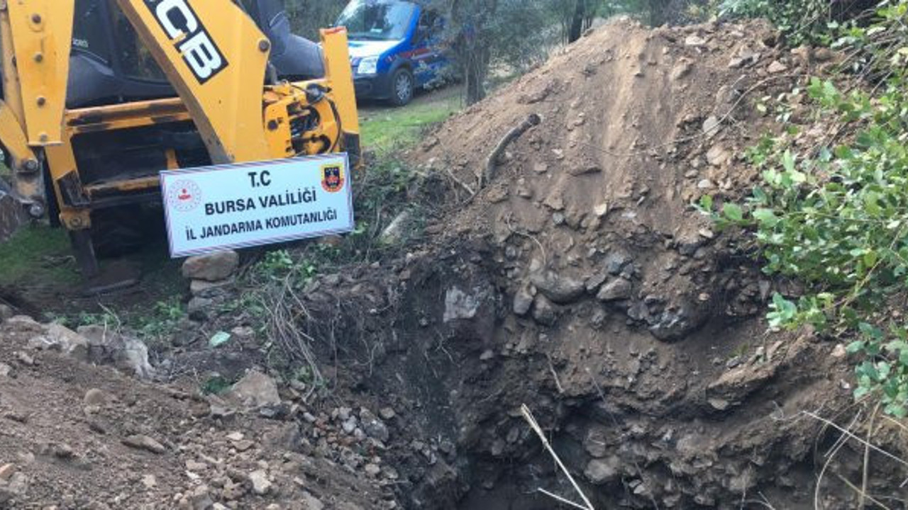 Kepçeli define avcılarına baskın