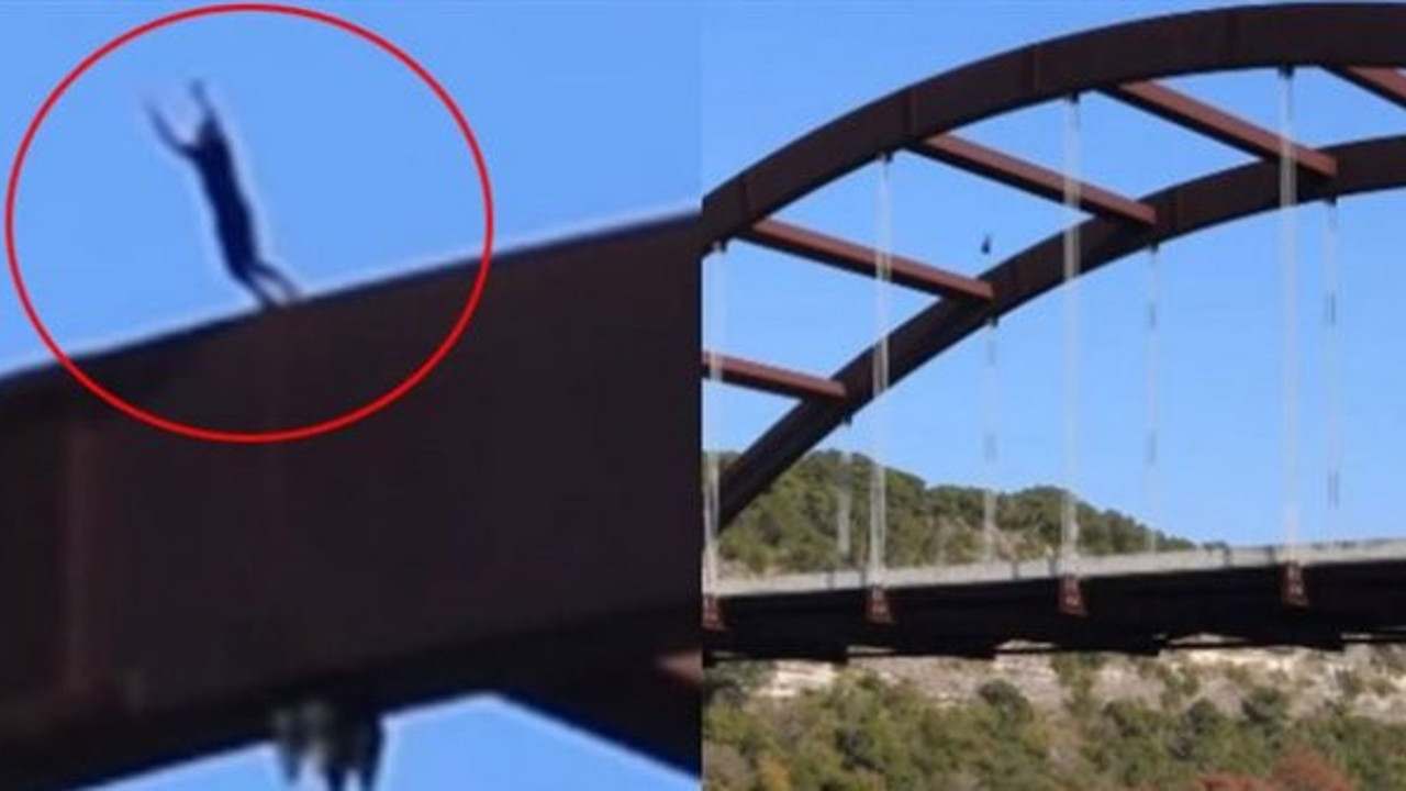 Youtuber şov yapmak isterken hayatının hatasını yaptı. Metrelerce yükseklikten atladı sonrası korkunç