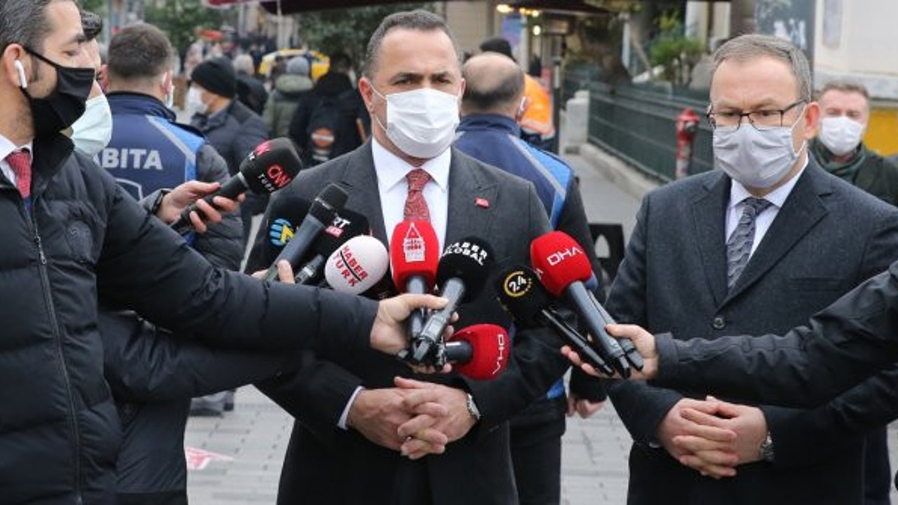 İstiklal Caddesi'ndeki kalabalık dronla sürekli kontrol edilecek