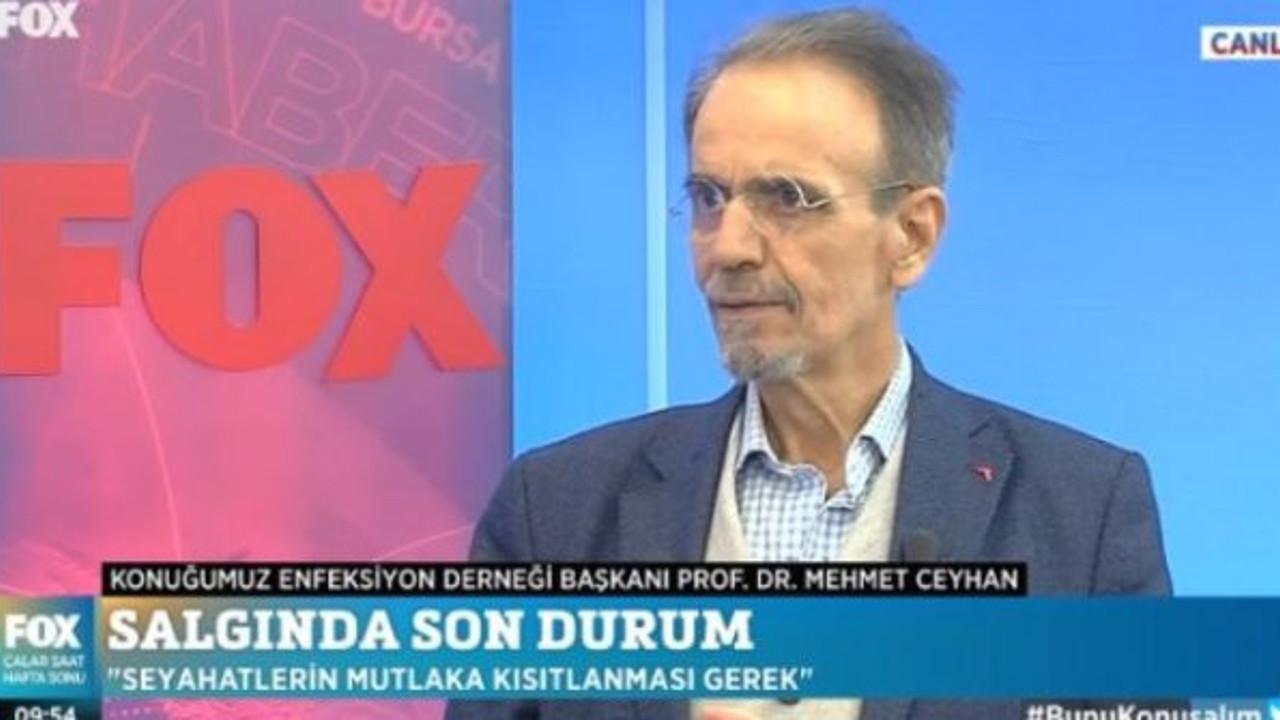 Prof. Dr. Mehmet Ceyhan 14 günlük tam kapanma yetmez dedi. Koronayla başa çıkmanın yolunu FOX TV'de açıkladı