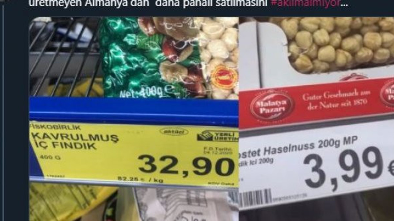 Dünyanın yüzde 56'sını karşılayan Türkiye’de 33 lira, fındık üretmeyen Almanya’da 4 euro. Bu nasıl iş