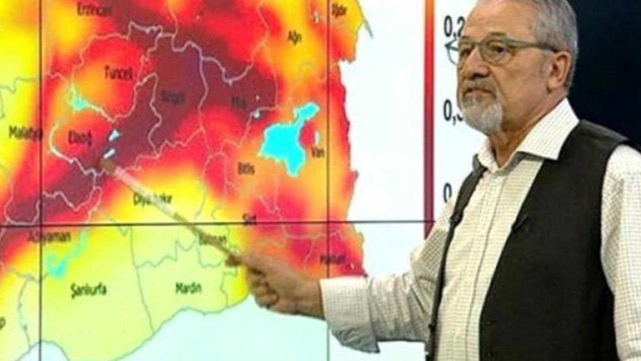 İşaret ettiği yer sallanan Prof. Dr. Naci Görür Elazığ depreminin nedenini açıkladı