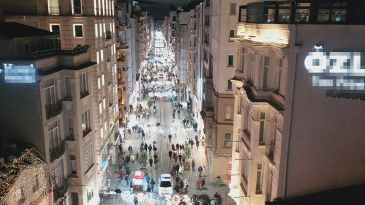 İstiklal Caddesi yine yoğun
