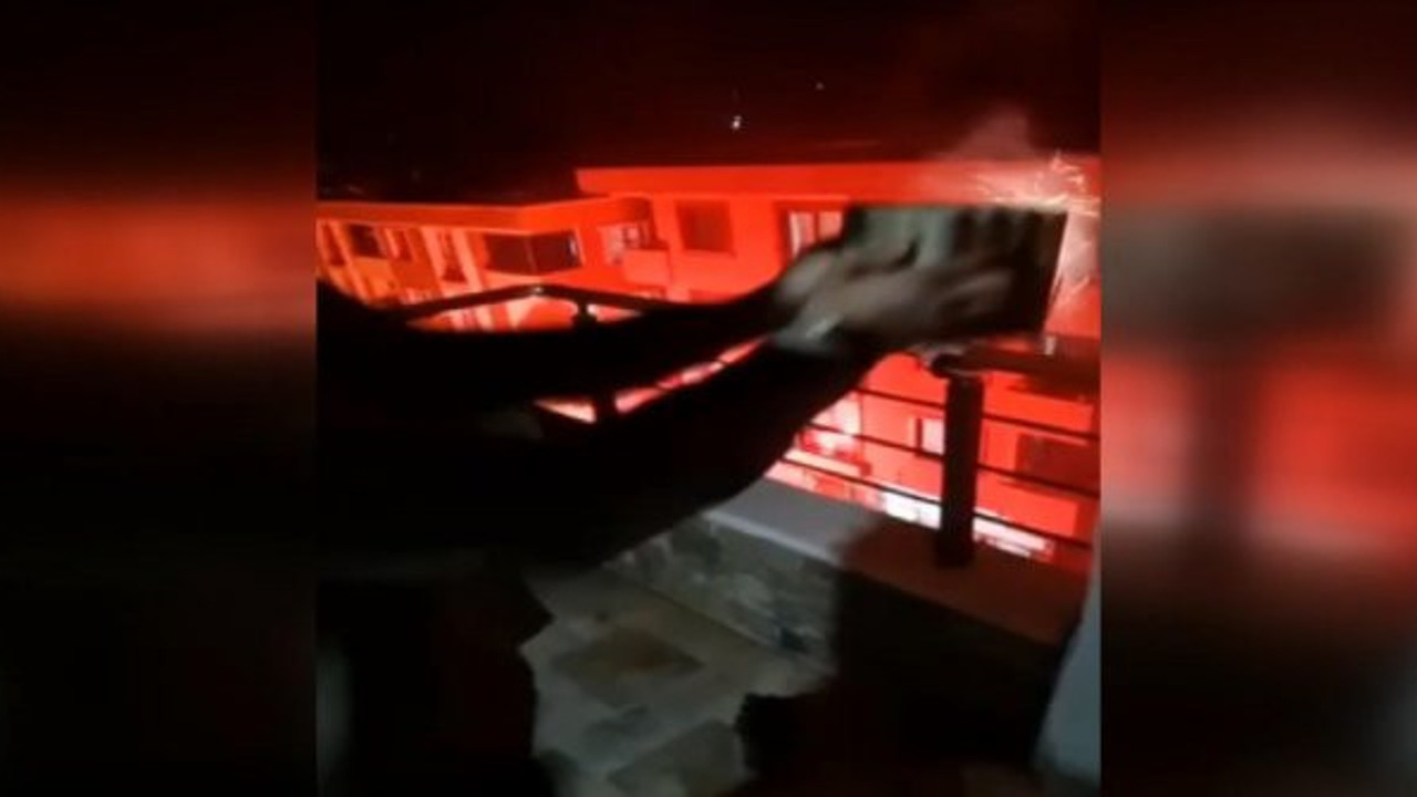Sancaktepe'de havai fişek eğlencesi faciaya dönüşüyordu. Başlarına geleceklerden habersiz ateşlediler