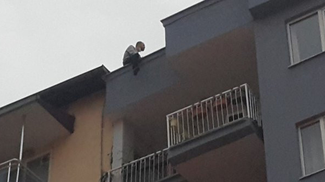 İntihar girişiminde bulunan şahıs olmayan çocuklarını görmek istedi