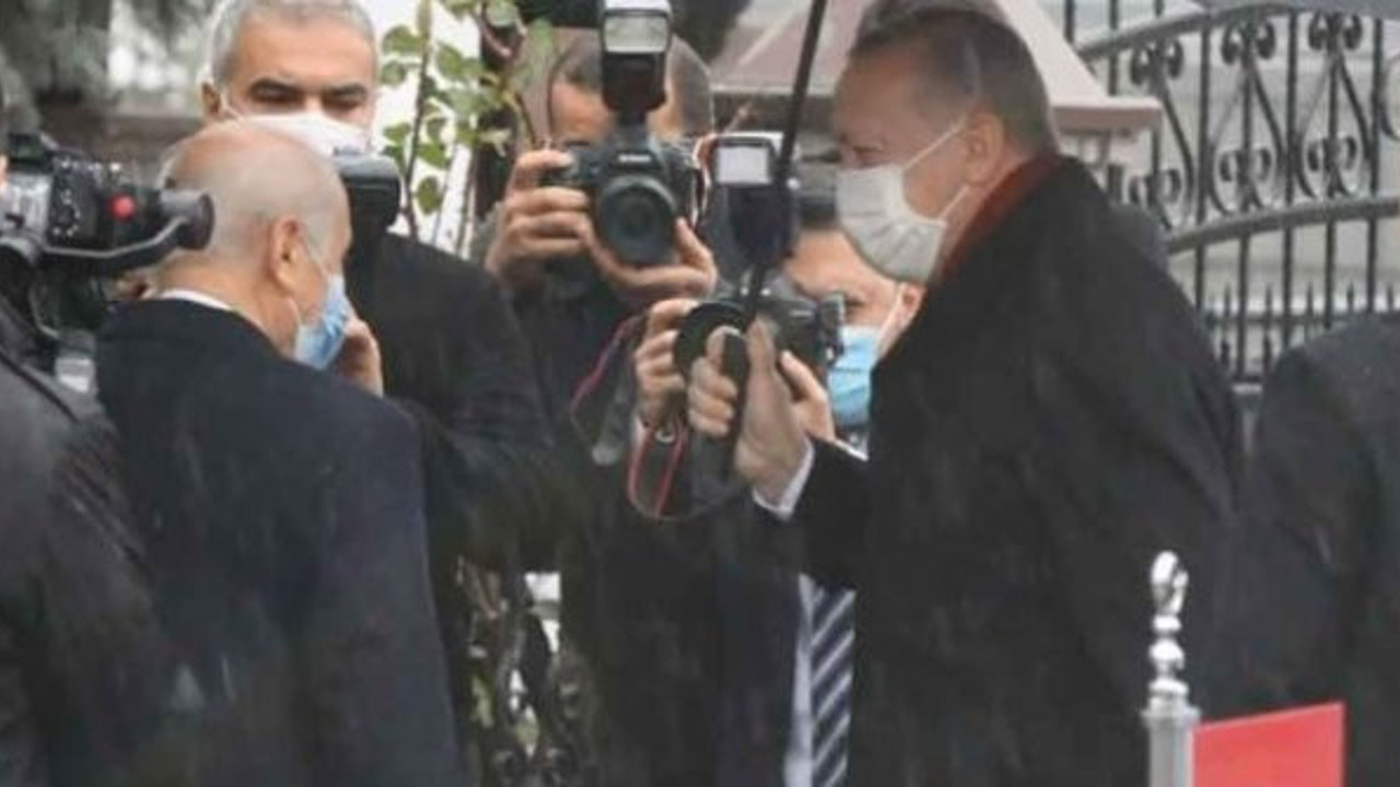 Cumhurbaşkanı Erdoğan'dan, Bahçeli'ye evinde ziyaret