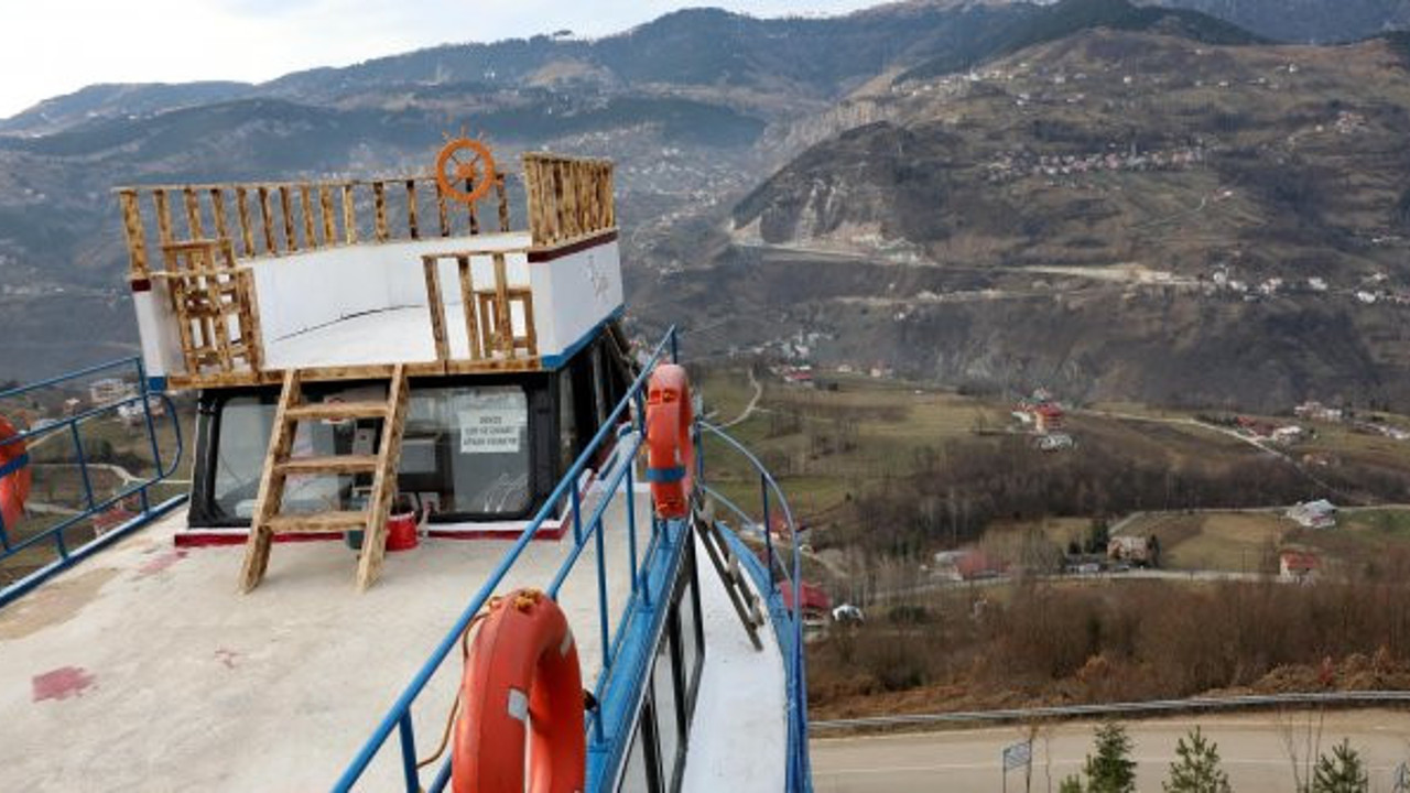 Trabzon'da balıkçı teknesini dağa çıkarttı. Nedeni sonradan ortaya çıktı