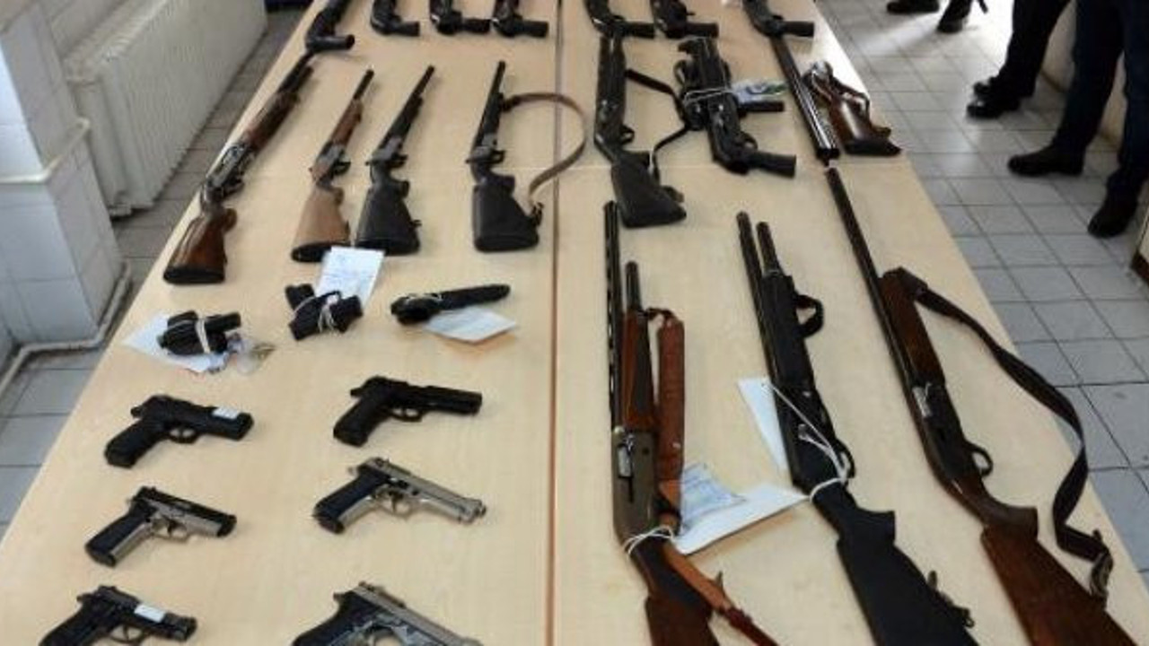 Kahramanmaraş'ta Emniyet Müdürlüğü 109 kişiyi silahlarıyla birlikte yakaladı