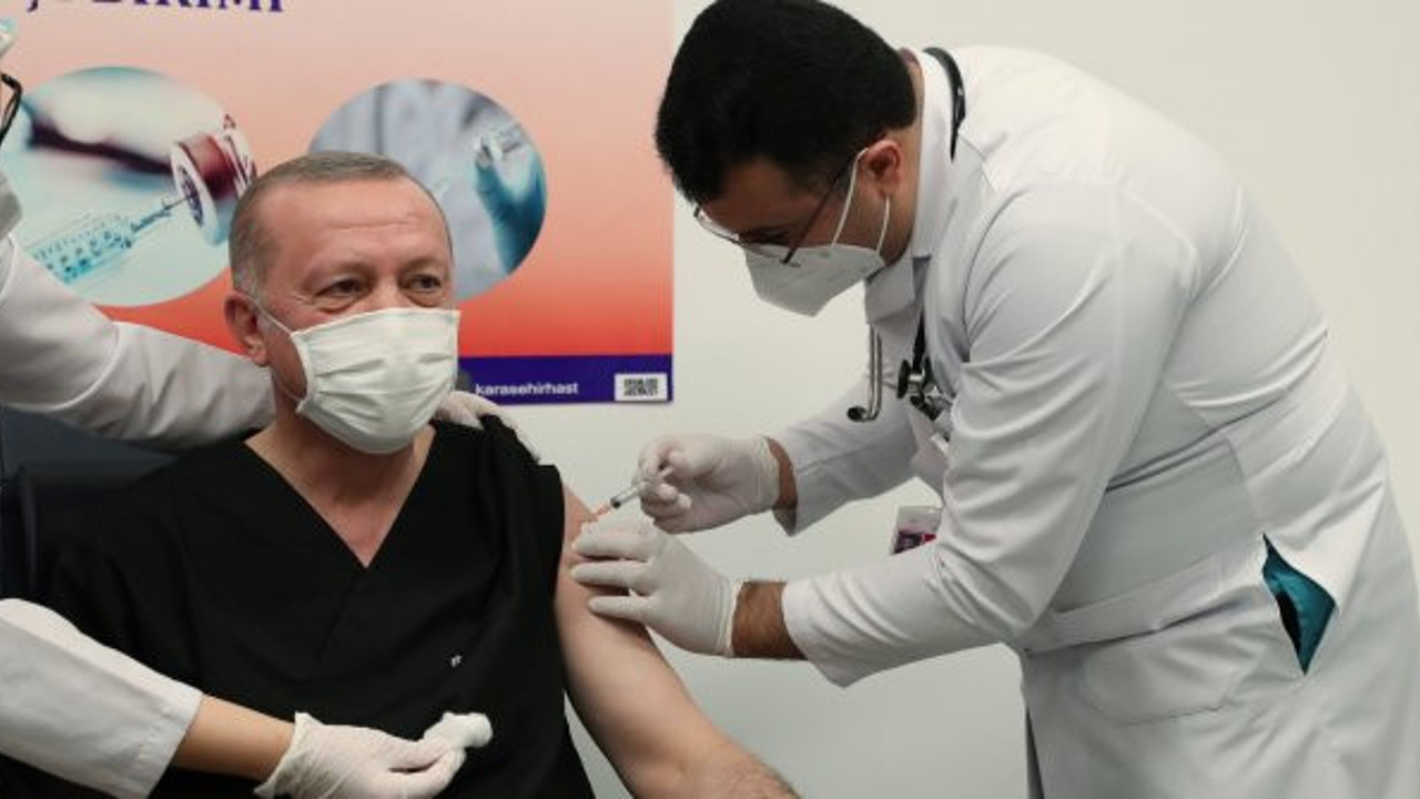 Cumhurbaşkanı Erdoğan korona virüs aşısı oldu