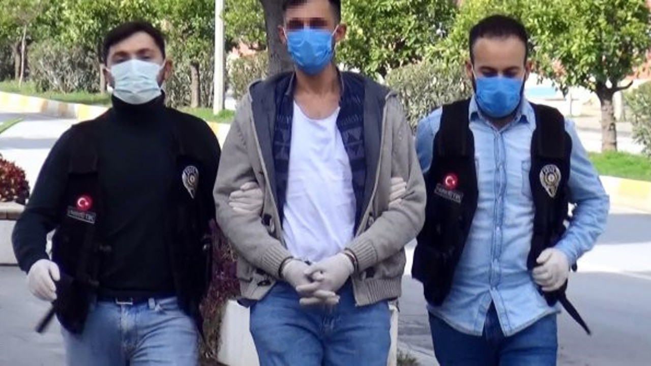 Aracının içinde 2 çocuğu varken uyuşturucu kullandı