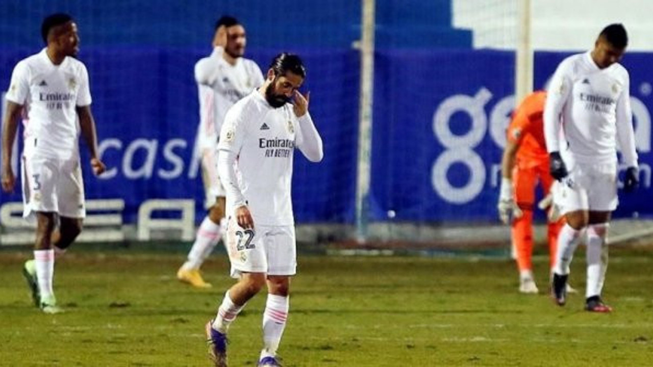 Real Madrid 3. lig takımına yenildi