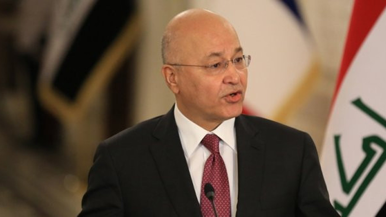 Irak Cumhurbaşkanı Salih'ten saldırı açıklaması: Bağdat’taki patlama halkın barış ve geleceğini hedef aldı