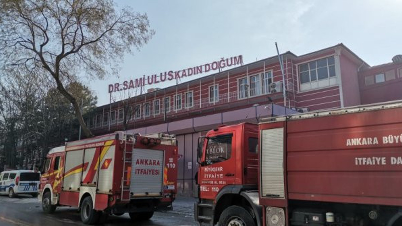 Çocuk Hastanesi'nde korkutan yangın