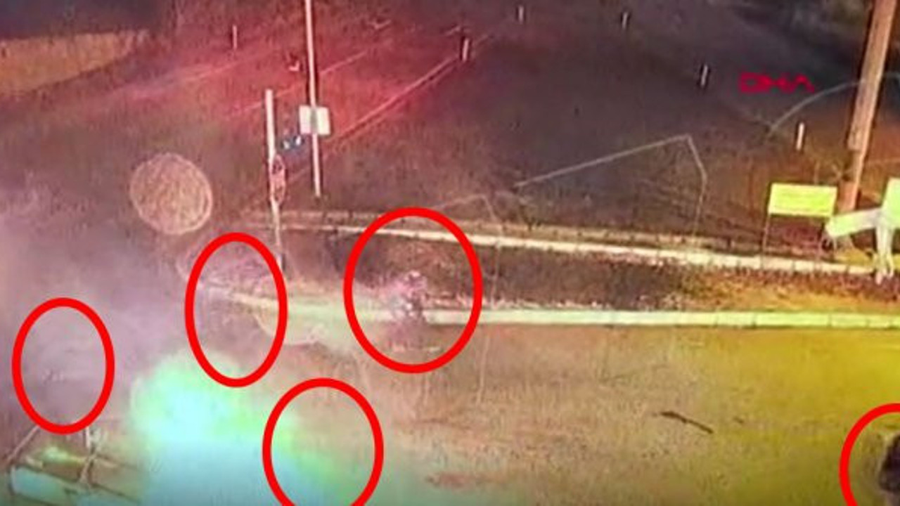 Tokat’taki kavşakta bomba gibi patladı. İçindekiler çil yavrusu gibi dağıldı