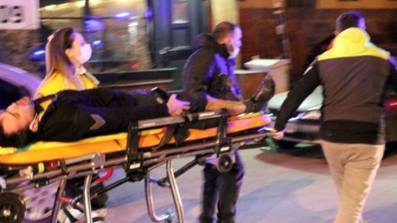 Restoranda silah ve palalı saldırı; 3 yaralı