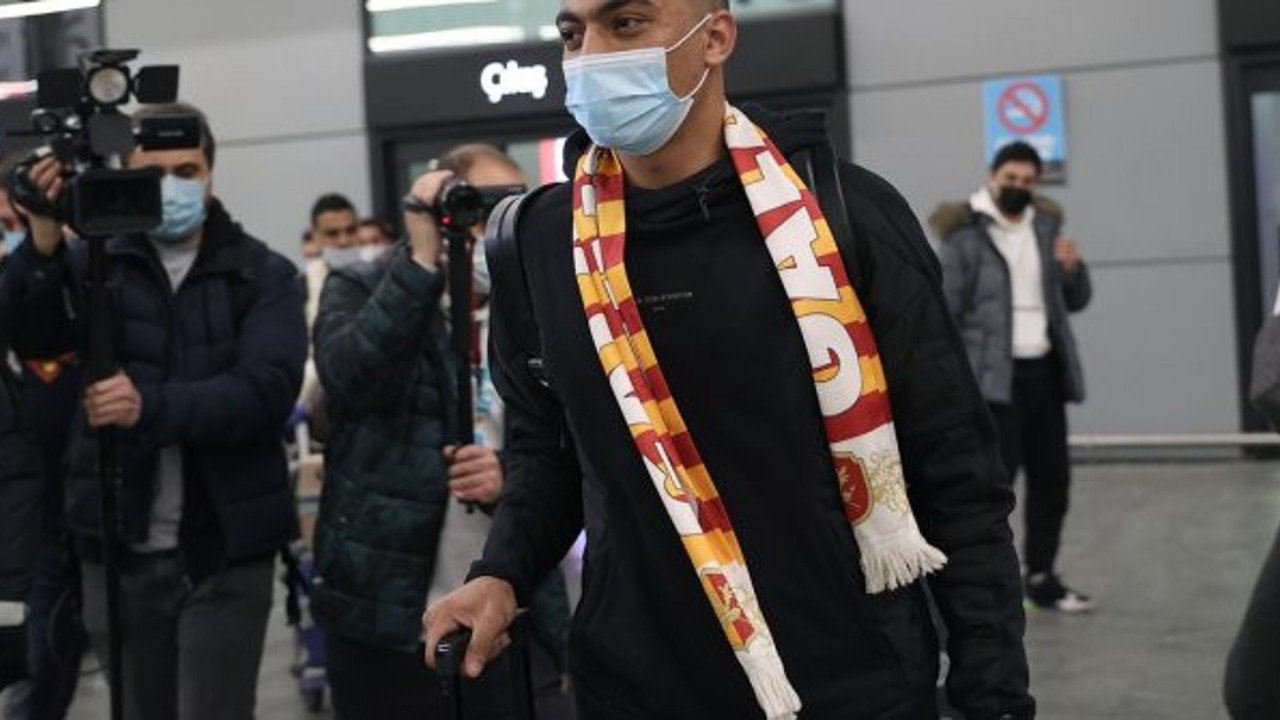 Galatasaray'ın yeni transferi İstanbul'da (01 Şubat 2021)