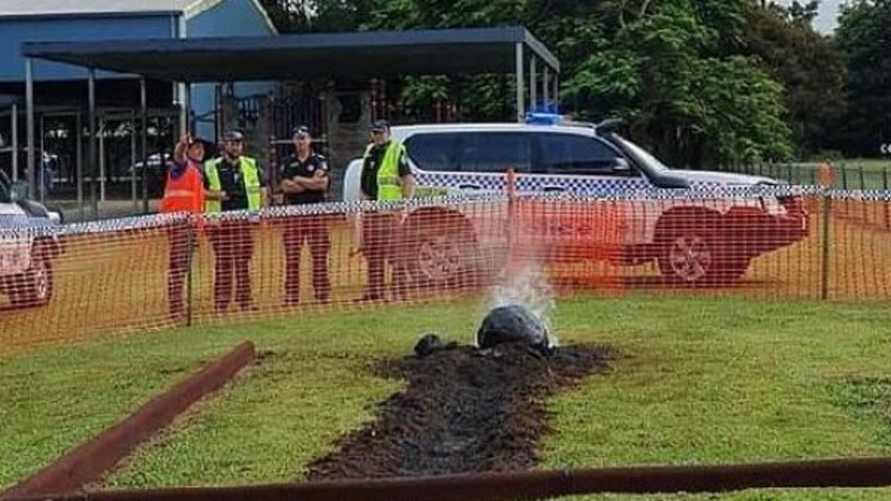 Avustralya'da dumanı tüterken bulundu. Polis alarma geçti. NASA devreye girdi