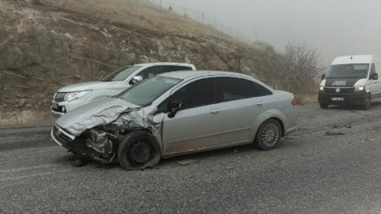Batman'da yoğun sis kazaya neden oldu