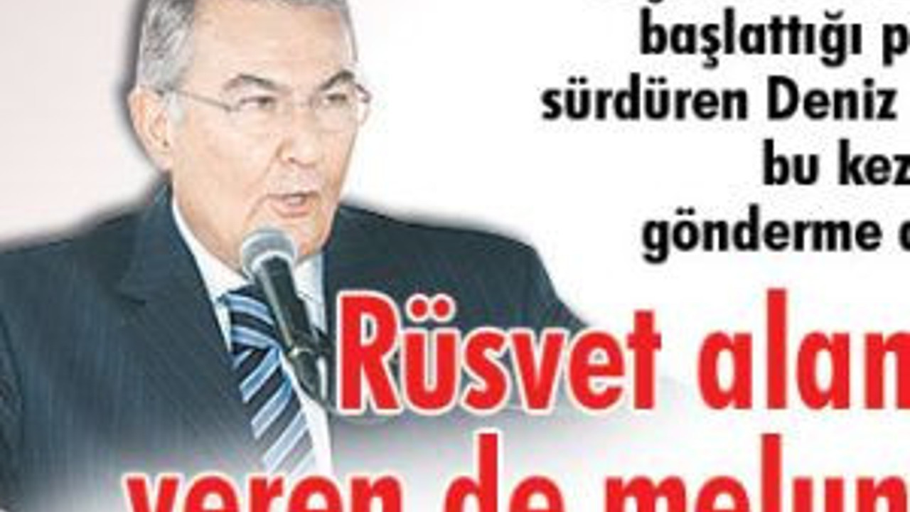 Rüsvet alan da veren de melundur