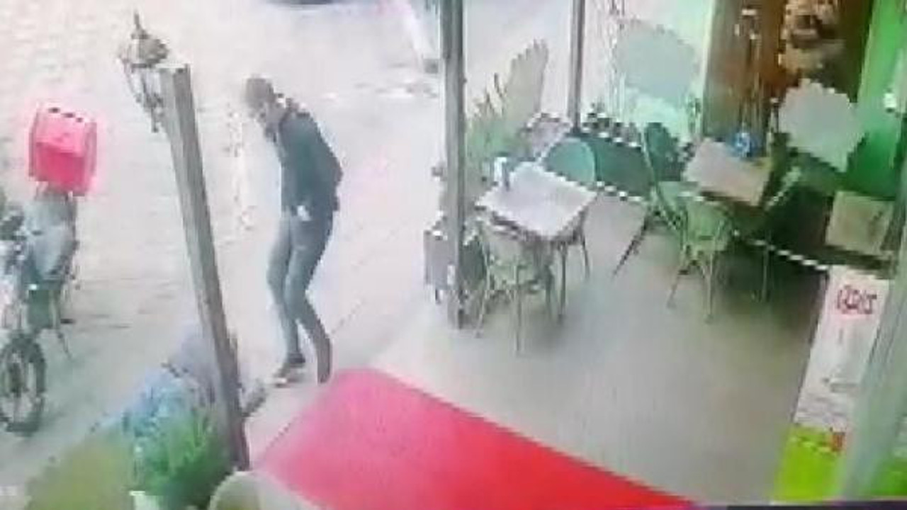 Başakşehir'deki dehşet anları güvenlik kamerasında