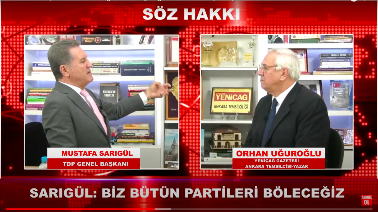 TDP Genel Başkanı Mustafa Sarıgül, CHP'yi bölecek misiniz sorusuna bakın ne yanıt verdi