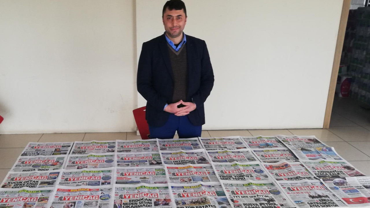 Kırşehirli Murat Dere yıllardır belge olsun diye Yeniçağ arşivliyor