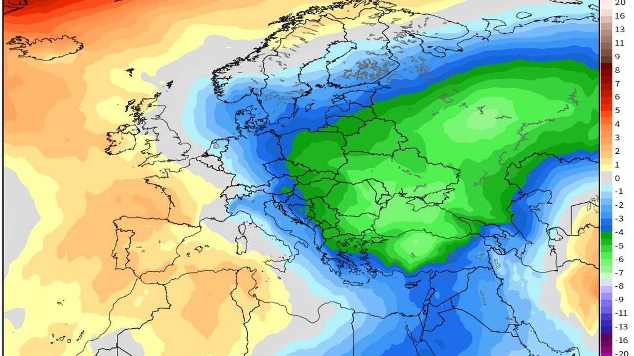 Meteoroloji kahini harita paylaşıp kesin tarihi açıkladı. Bir gece yarısı gelecek 10 gün sürecek
