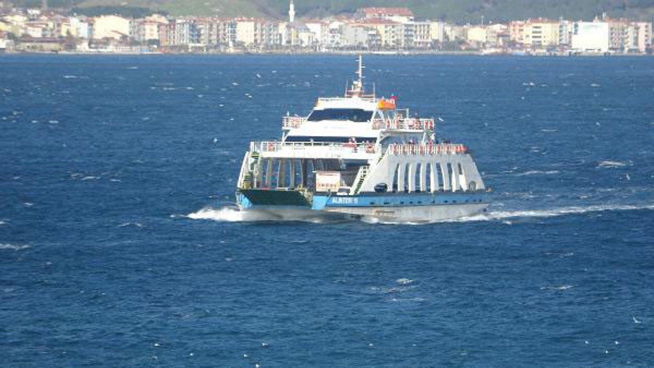 Feribot seferleri iptal edildi (10 Şubat 2021)