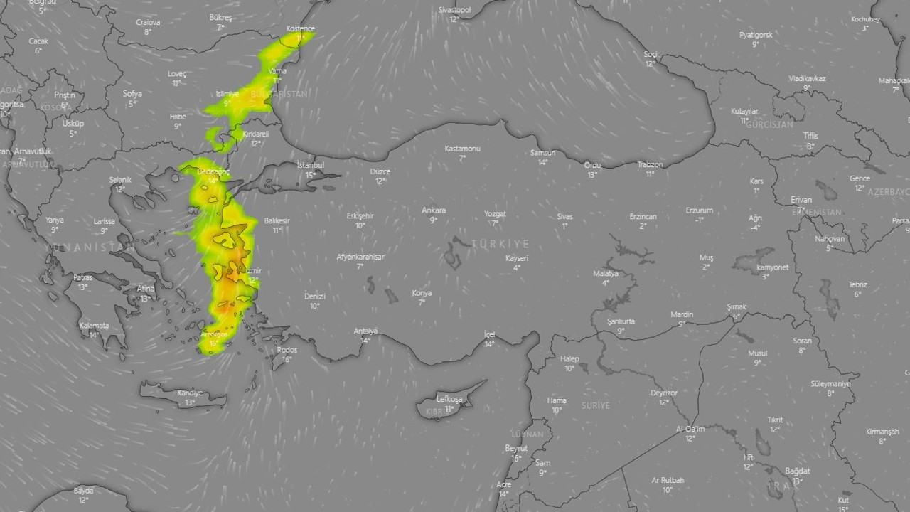 Yeniçağ günler önce söylemişti. Fırtına İzmir’in üzerine böyle çöktü