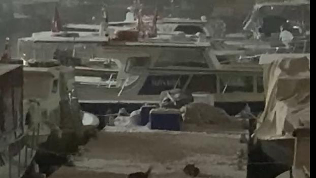 Kar etkisini arttırmıştı. İstanbul su samurlarının dansına sahne oldu